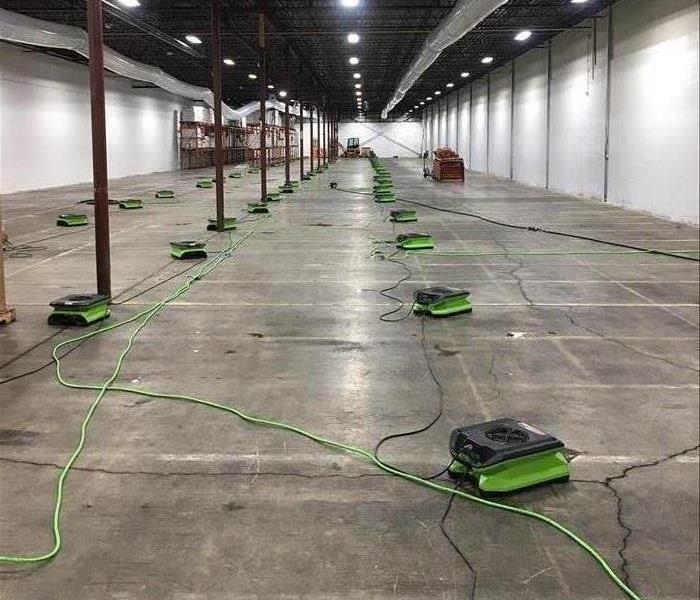 Empty warehouse with drying equipment in Solon