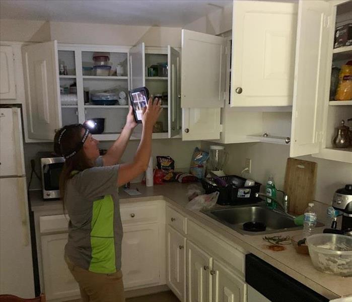 SERVPRO of Southern Cuyahoga County Project Manage uses iPads and software on contents